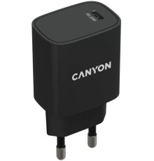 დამტენი Canyon 20W PD Wall Charge USB-C (CNE-CHA20B02) - Black