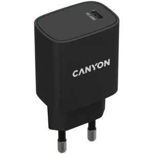 დამტენი Canyon 20W PD Wall Charge USB-C (CNE-CHA20B02) - Black