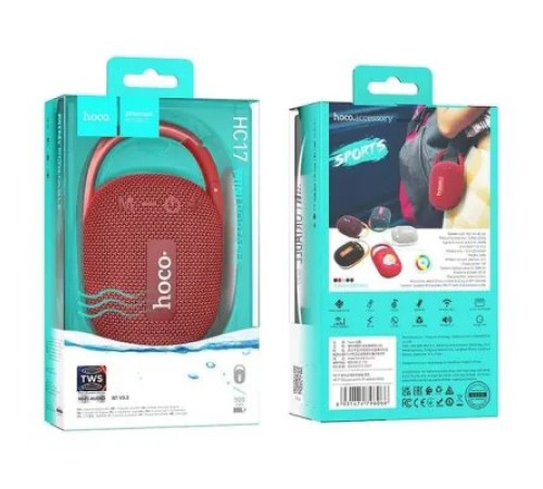 უსადენო დინამიკი Hoco HC17 Easy joy sports wireless speaker Red