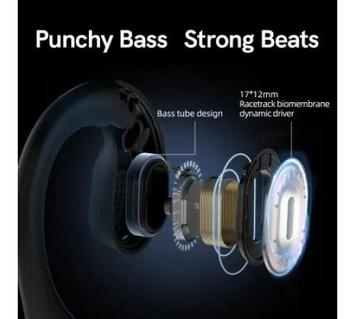 ყურსასმენი QCY Crossky Link Black