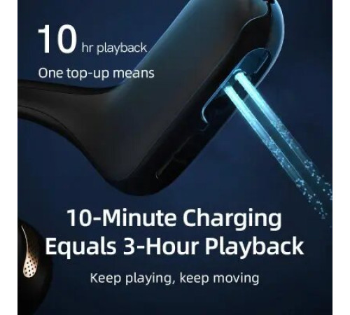 ყურსასმენი QCY Crossky Link Black