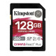ფლეშ მეხსიერება Kingston 128GB SDXC Canvas React Plus UHS-II 280R/100W U3 V60 for Full HD/4K