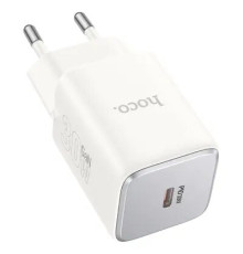 დამტენი Hoco N43 Vista single port PD30W  moonlight white