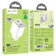 დამტენი Hoco N42 Elogiado dual-port PD45W (2C)  white