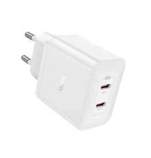 დამტენი Hoco N35 Streamer dual-port PD45W (2C)  white