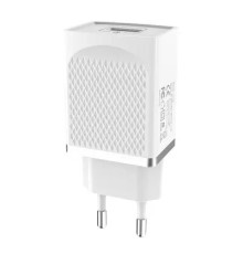 მობილურის დამტენი HOCO C42A 18W white