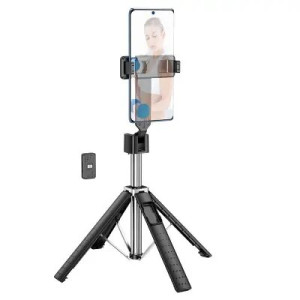 სელფის ჯოხი Hoco K18 Wave four-leg live broadcast holder black