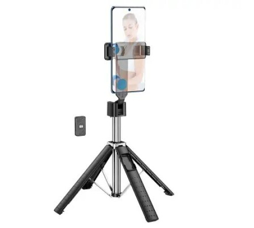 სელფის ჯოხი Hoco K18 Wave four-leg live broadcast holder black