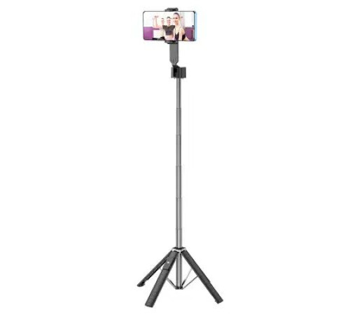 სელფის ჯოხი Hoco K18 Wave four-leg live broadcast holder black