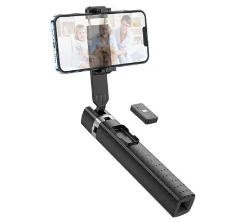 სელფის ჯოხი Hoco K18 Wave four-leg live broadcast holder black