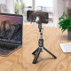 სელფის ჯოხი Hoco K16 aluminum alloy fill light live broadcast holder black