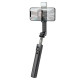 სელფის ჯოხი Hoco K15 Treasure aluminum alloy fill light gimbal version live broadcast support black