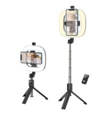 სელფის ჯოხი Hoco LV03 Plus Showfull fill light live broadcast holder black