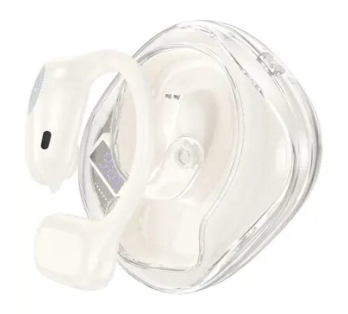 ყურსასმენი Hoco EA3 Talent Open True Wireless BT Headset Milky White