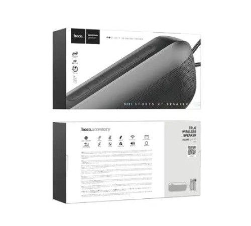 უსადენო დინამიკი Hoco HC21 Shadow sports BT speaker black