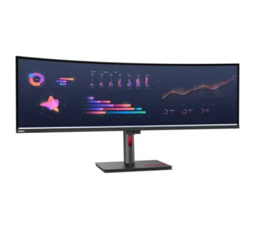 მონიტორი ThinkVision P49w-30 Curved 49'' 5120x1440 350 cd/m²  4ms 60 Hz Black