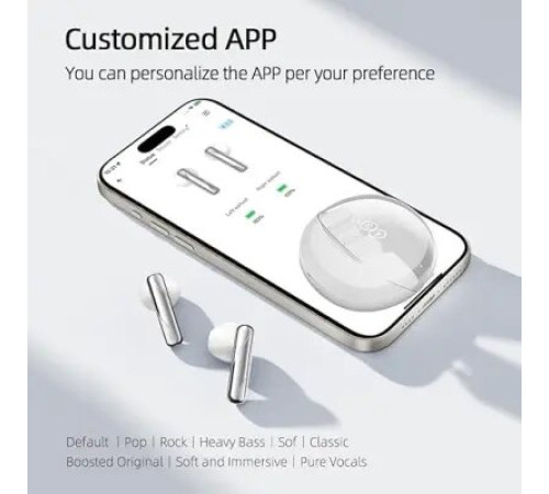 ყურსასმენი QCY Ailypods Clear White