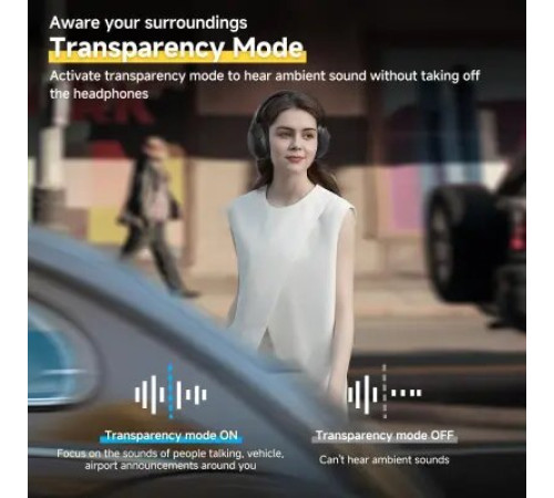 ყურსასმენი QCY H3 Lite With ANC Black