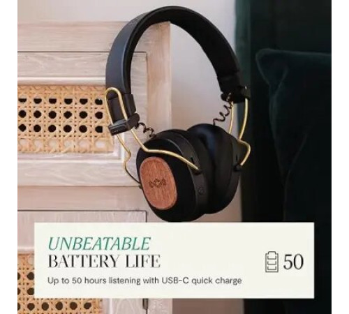 ყურსასმენი House of Marley Positive Vibration Riddim EM-JH135 (Rasta, Wireless)