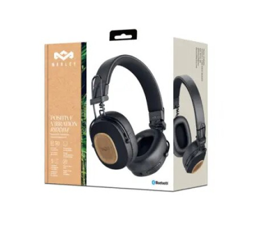 ყურსასმენი House of Marley Positive Vibration Riddim EM-JH135 (Signature Black, Wireless)