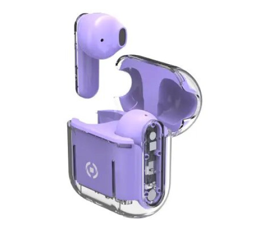ყურსასმენი Celly SHEER True Wireless Earbuds Violet