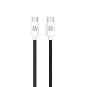 კაბელი Type - C  Celly PD USB Type-C cable to USB Type-C (60 W) 1.5M Black