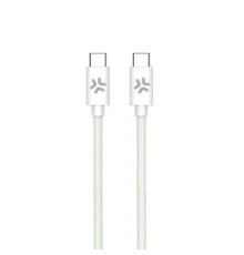 კაბელი Type - C  Celly PD USB Type-C cable to USB Type-C (60 W) 1.5M Green