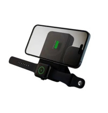 პორტატული დამტენი Celly 10W Wireless Power Bank + Apple Watch charger (10000mAh) Black