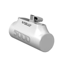 პორტატული დამტენი Celly USB-C Power Bank (5000mAh) White