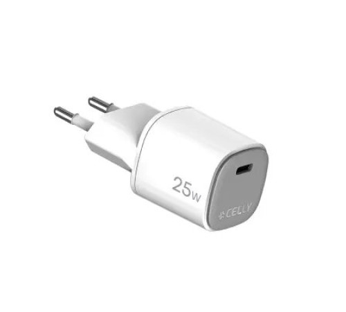 მობილურის დამტენი  CELLY 25W GaN Wall charger White