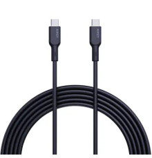 კაბელი Type - C  Aukey CB-SCC102 Circlet Blink 100W Silicone PD Charge Cable 1.8M Black