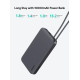 პორტატული დამტენი Aukey PB-Y53 15W 10000mAh Spark Sling Lite Slim Power Bank with Buit-in USB-C Cable Gray