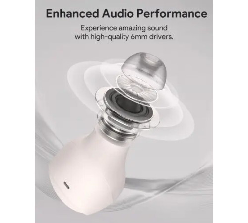 ყურსასმენი Aukey EP-M3A Move Vibe Wireless Earbuds White