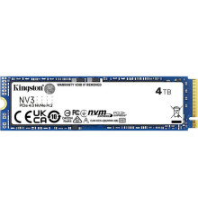 მყარი დისკი KINGSTON SNV3S/4000G 4TB M.2 2280 Internal PCI Express NVMe