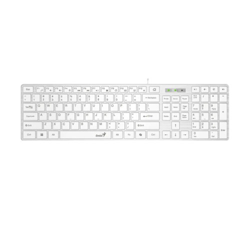 კლავიატურა Genius,Keyboard  SlimStar 126  USB White