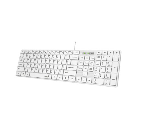 კლავიატურა Genius,Keyboard  SlimStar 126  USB White