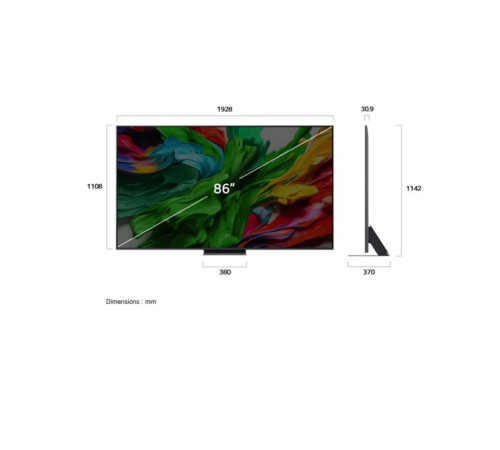 ტელევიზორი  LG 86''(218cm)  86QNED86A6A.AMCN