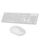 კლავიატურა MARVO WS005 BK  wireless  combo White
