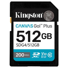 ფლეშ მეხსიერება Kingston Canvas Go Plus 512GB SD Card