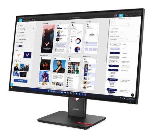 მონიტორი LENOVO ThinkVision T32UD-40  31.5'' 3840x2160 350 cd/m²  4 ms 60Hz Eclipse Black