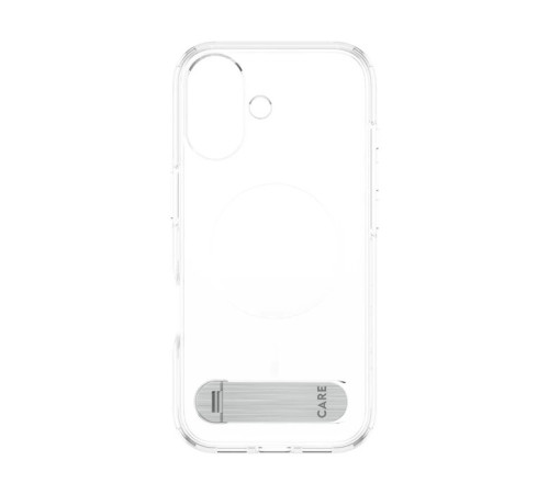 მობილურის ქეისი CARE by PanzerGlass Feature Transparent Case w. Kickstand iPhone 17