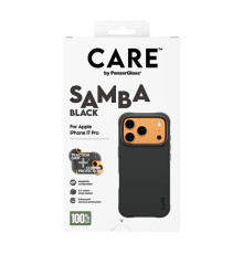მობილურის ქეისი CARE by PanzerGlass Fashion SAMBA Black MagSafe iPhone 17 Pro