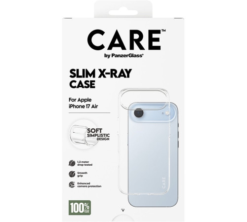 მობილურის ქეისი CARE by PanzerGlass Fashion Case Transparent X-Ray Soft Basic iPhone 17 Air