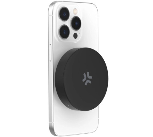 პორტატული დამტენი Celly POWERBANK CIRCLE MAGSAFE 3000 MAH Black