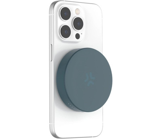 პორტატული დამტენი Celly POWERBANK CIRCLE MAGSAFE 3000 MAH Blue