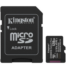 ფლეშ მეხსიერება Kingston Canvas Select Plus microSD memory card With Android A1 performance class 128GB