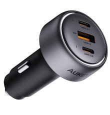 მანქანის დამტენი AUKEY CC-P1 Car Charger 1A2C Power 66W Dark Brown
