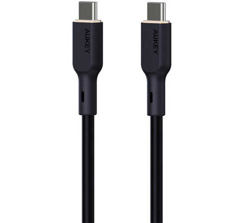 კაბელი AUKEY CB-SCC242 C-to-C 1.8M 240W Silicone Cable USB 2.0 Black