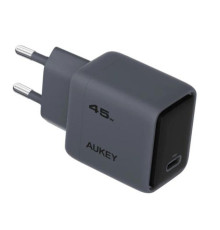 დამტენი AUKEY PA-C2 45W  Single USB-C Port, Global Fast Charge Protocol, EU Plug, Dark Gray