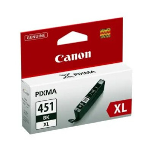 კარტრიჯი CANON CLI-451XL BK შავი, ორიგინალი (450 გვერდი)
